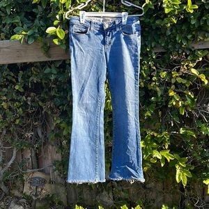 PAIGE vintage flare low waisted jeans